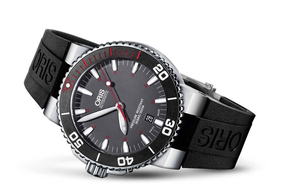 Aquis Red リミテッドエディション - 01 733 7653 4183-Set RS | Oris